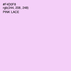 #F4D0F8 - Pink Lace Color Image